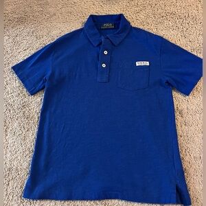 Polo Ralph Lauren Blue Polo Shirt Classic Style - Size Youth Small